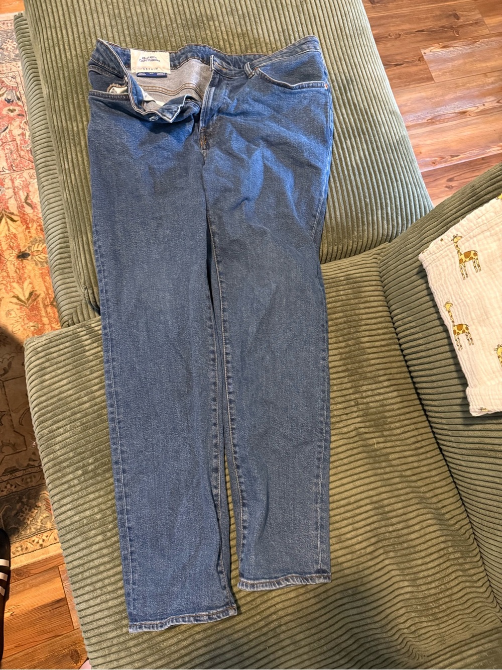 H&M Men's Blue Slim Straight Jeans